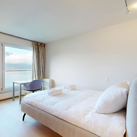 Lakefront Apartment With Exceptional View Territet Luaran gambar